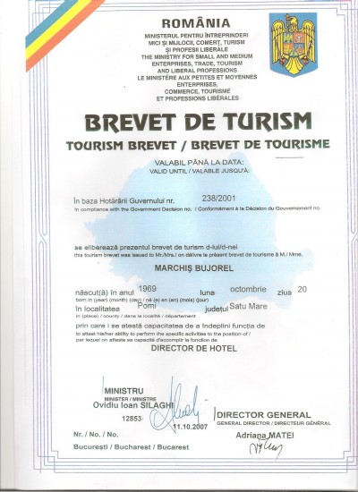 Certificat de clasificare